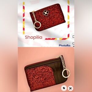 For Tori>>Bundle of 3 Kate Spade glitter card wallets.